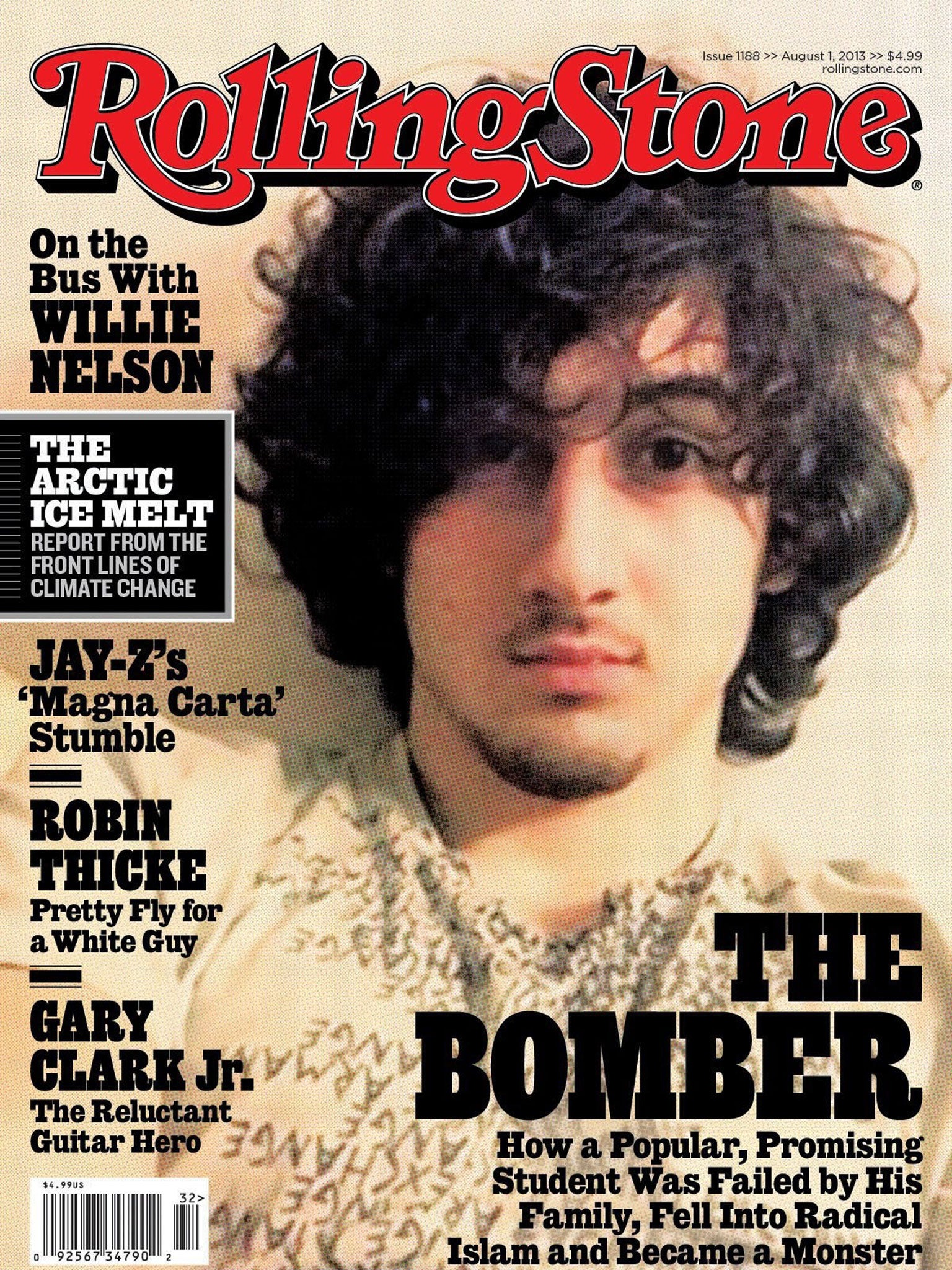The cover of Rolling Stone