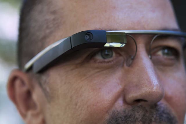 Work in progress: Ian Burrell tries out Google Glass
