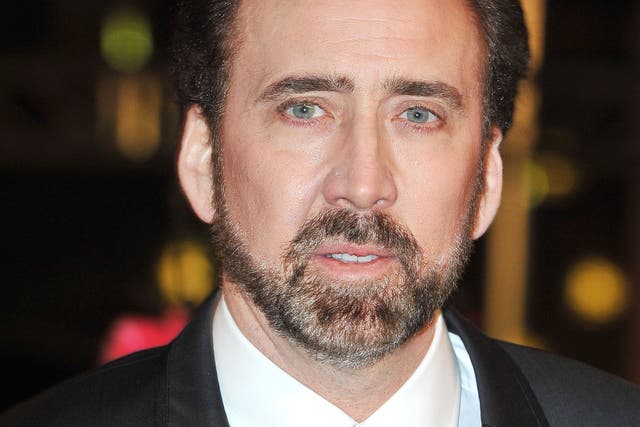 Nicolas Cage was filmed apparently restraining the singer