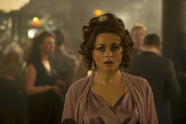 Epic love affair: Helena Bonham Carter stars as an alcoholic Elizabeth Taylor in Burton and Taylor