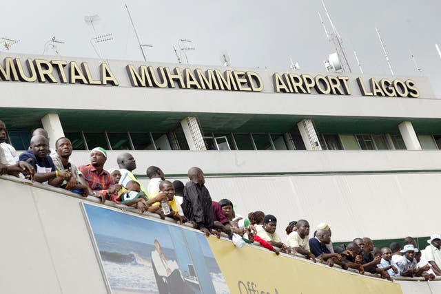 The Murtala Muhammed International Airport in Lagos