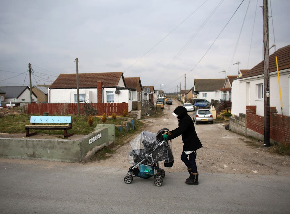 Dead end: East Jaywick, a suburb of Clacton in Essex, is the most deprived place in Britain
