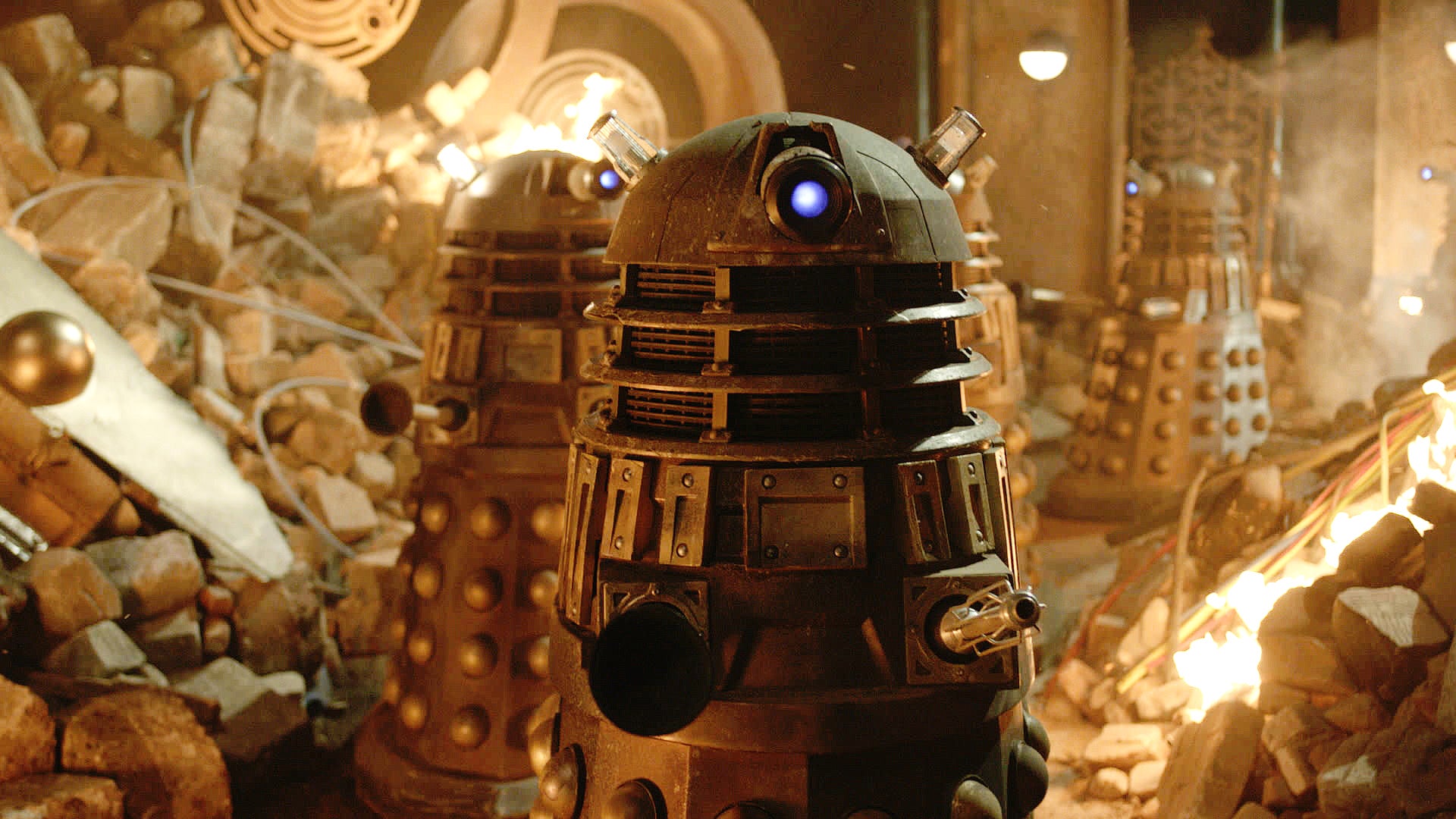 I'll be back: The Exterminators (aka The Daleks) make a return for the BBC's 50th anniversary Doctor Who special