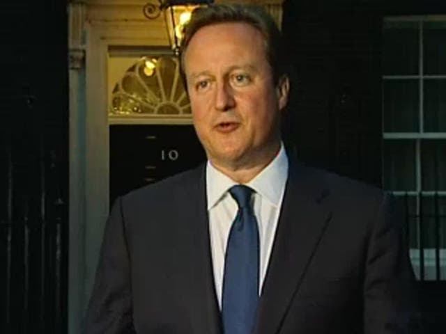 David Cameron has said he will allow his children to have Facebook accounts - but only if he is able to monitor them
