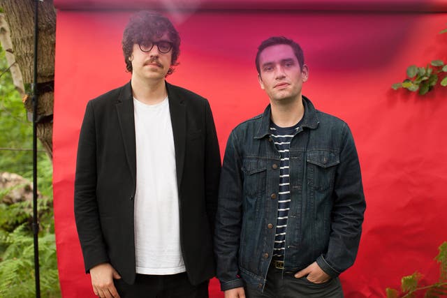 Synthpopsters Felix Martin and Owen Clarke of Hot Chip