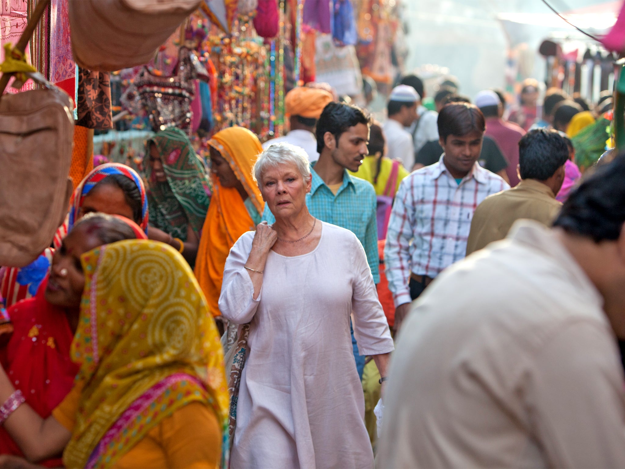Old favourite: Judi Dench in 'The Best Exotic Marigold Hotel'