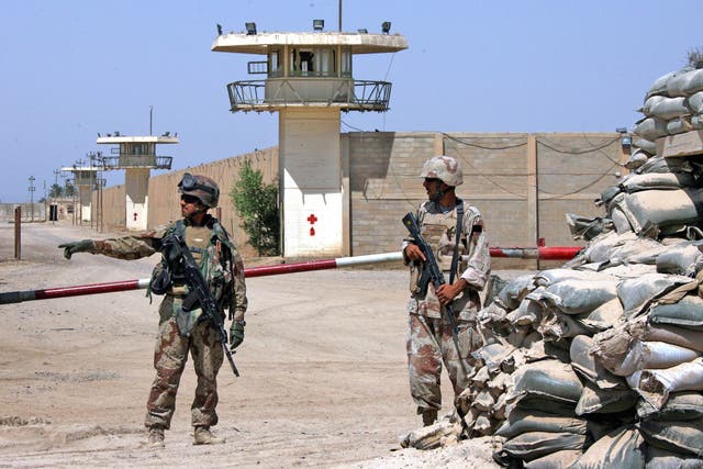 Abu Ghraib prison was hit by rockets and car bombs