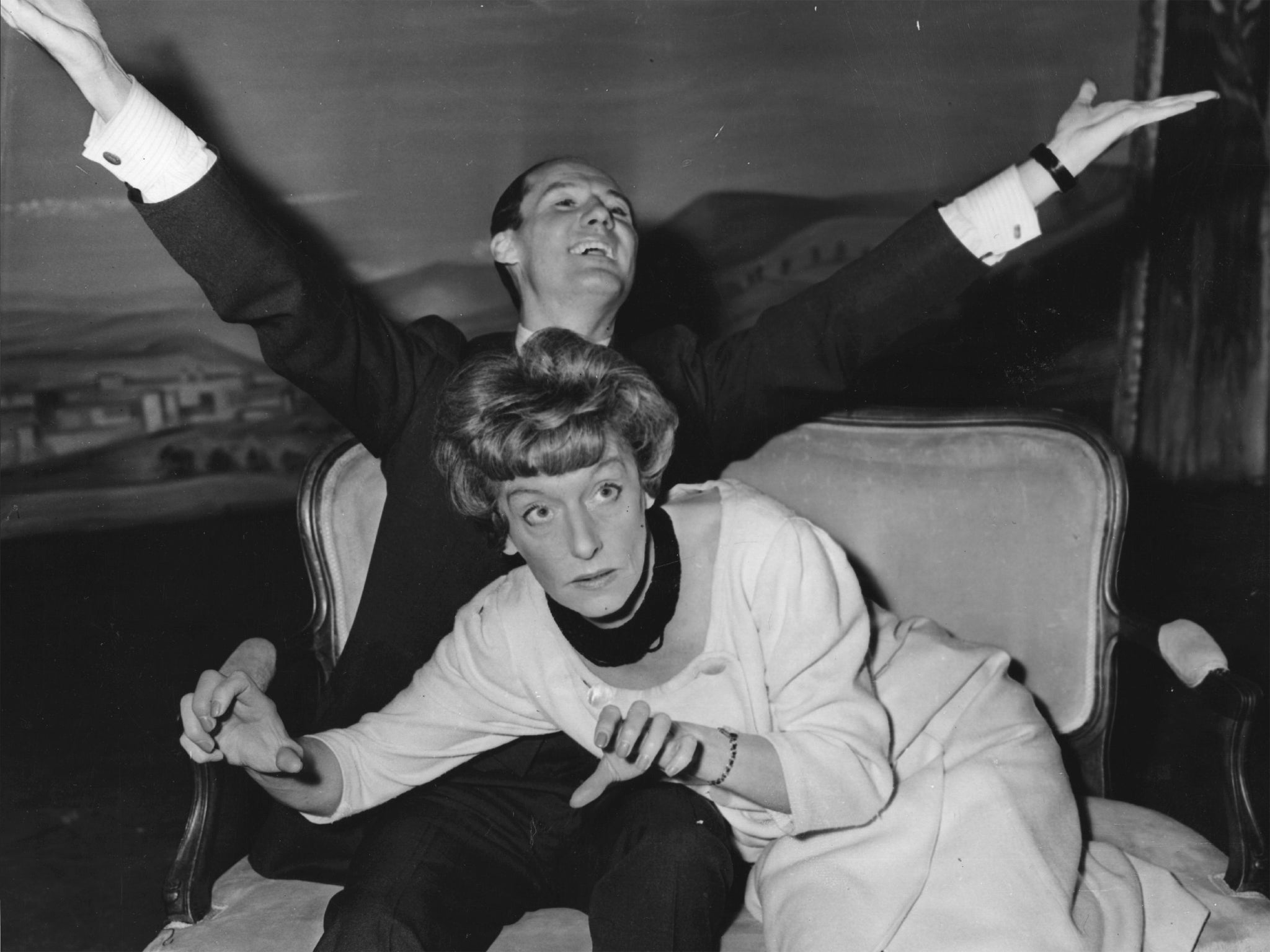 Mackay with his wife Dorothy Reynolds in rehearsals for ‘Wildest Dreams’ in 1960