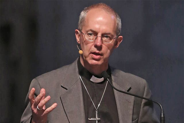 Justin Welby has had a ‘business-like’ conversation with the boss of payday lender Wonga