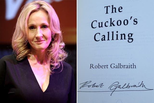 JK Rowling said Robert Galbraith was doing just fine on his own