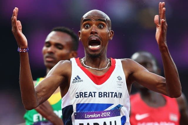 Mo Farah wins 5,000m gold to add to the 10,000m last year