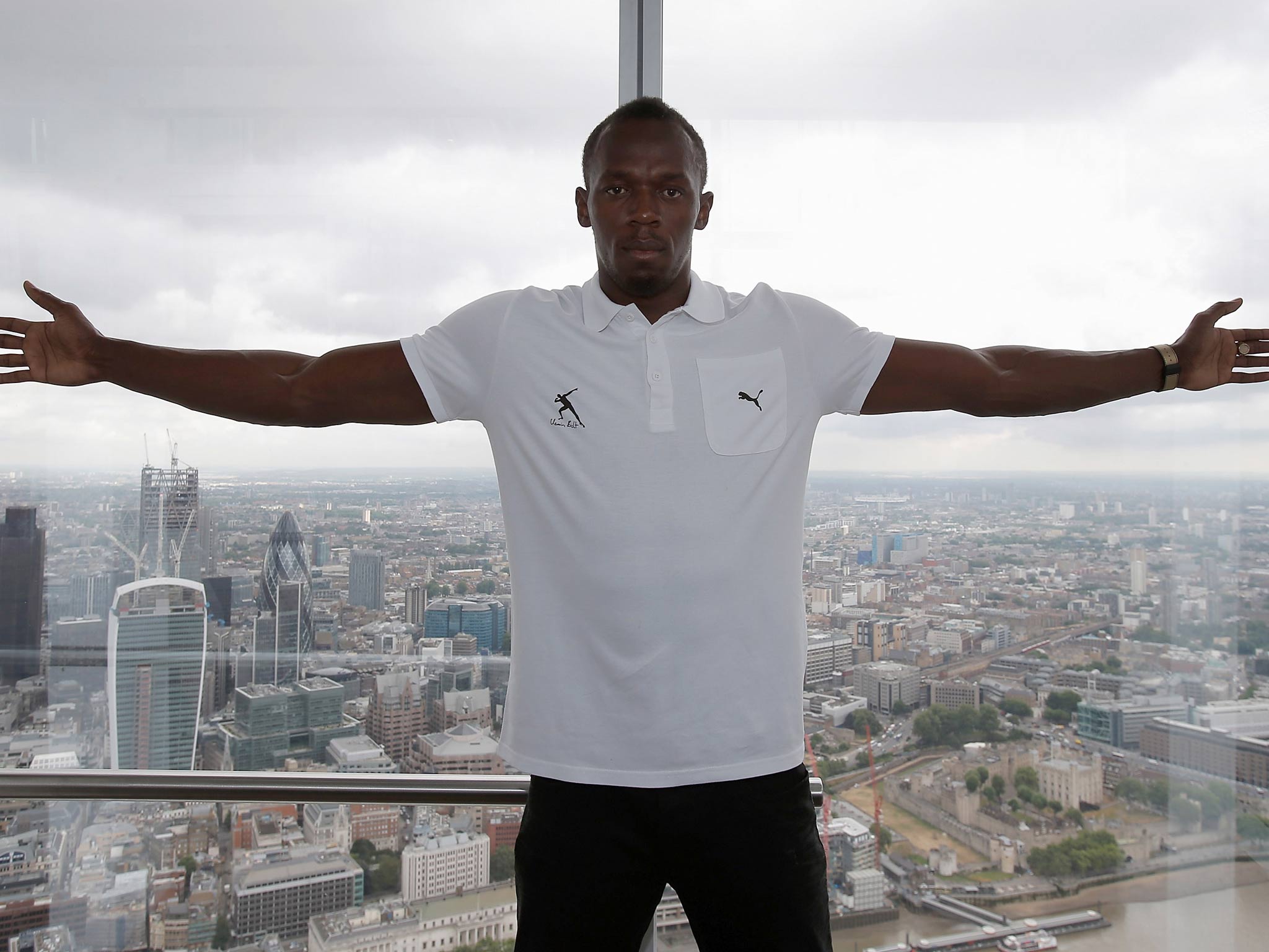 Usain Bolt in London