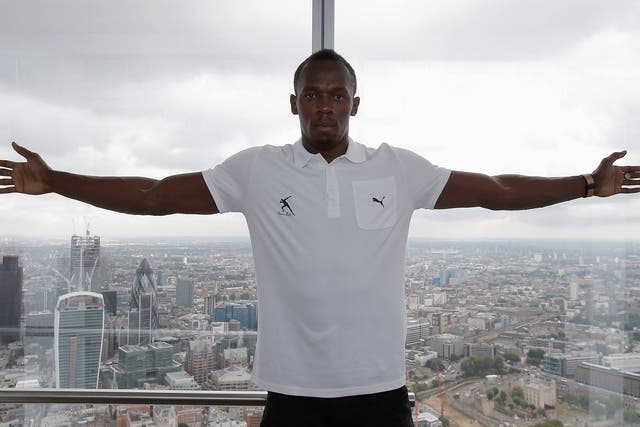 Usain Bolt in London