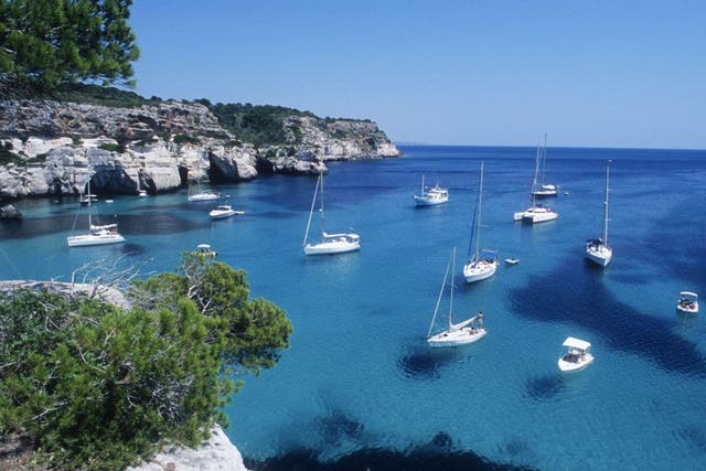 Cala Macaralleta - accessible only on foot - is one of Menorca's finest beaches