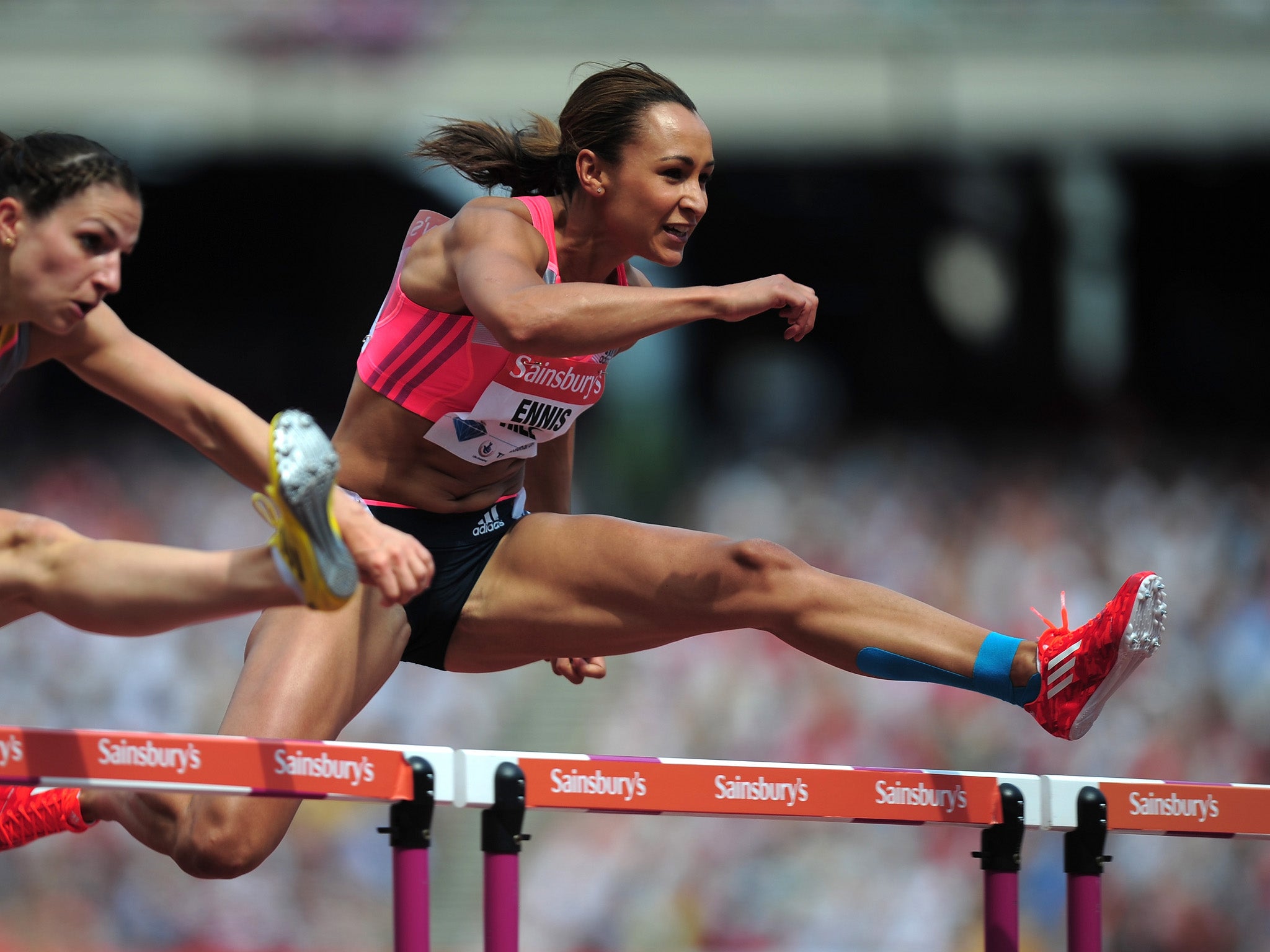 Jessica Ennis Hill Straight Into Face off With Katarina Johnson 