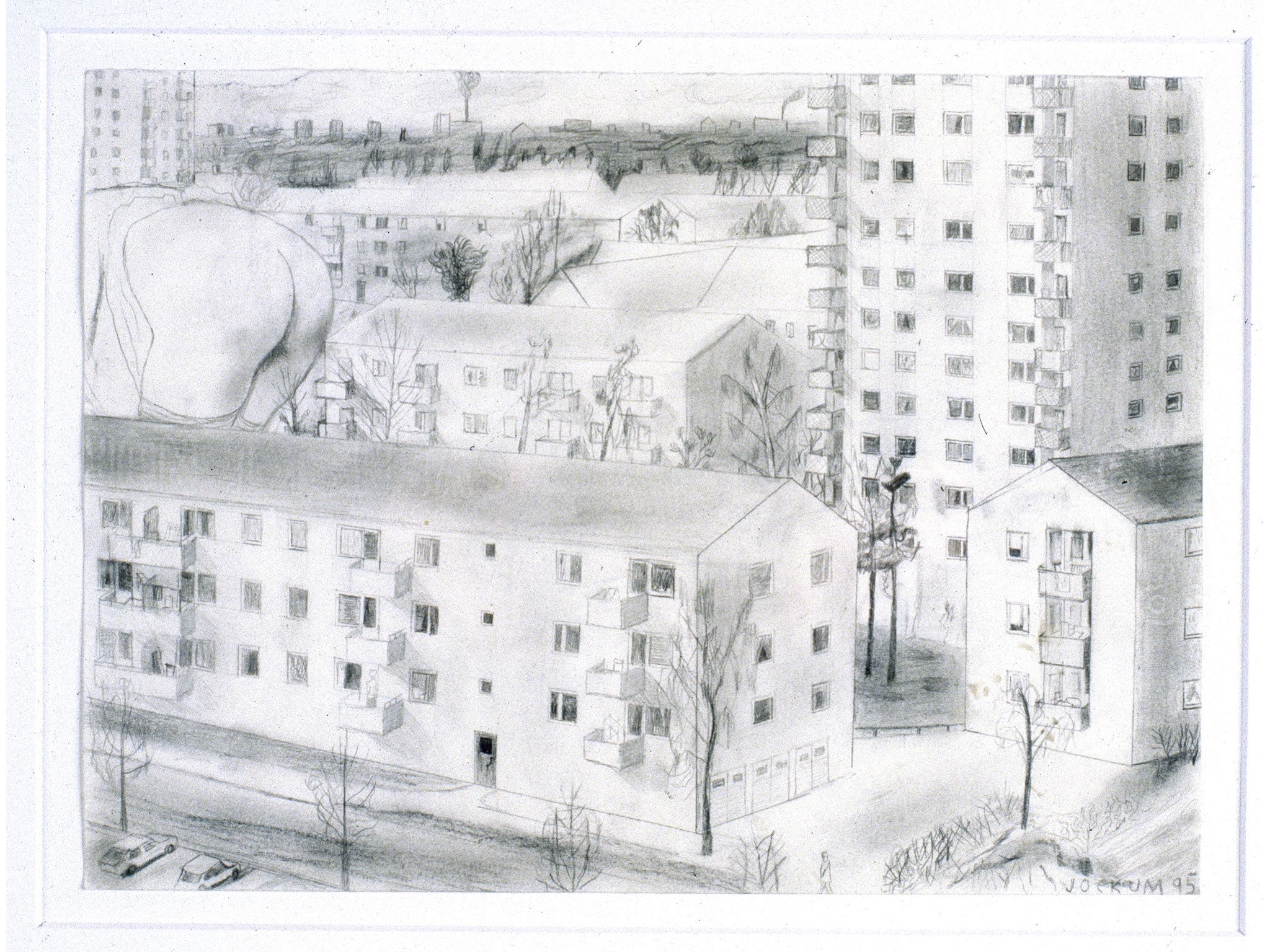 When we were young: 'View From The Studio' (1995)– a childhood allergy to oil paint forced Nordström to draw
