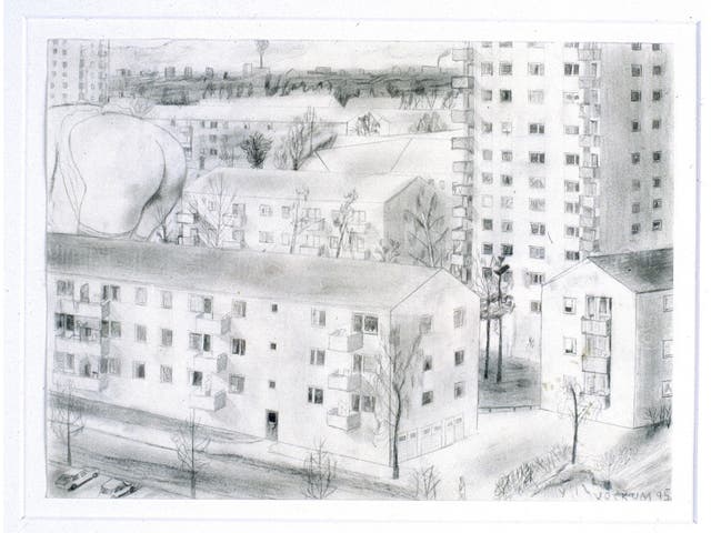 When we were young: 'View From The Studio' (1995)– a childhood allergy to oil paint forced Nordstr?m to draw