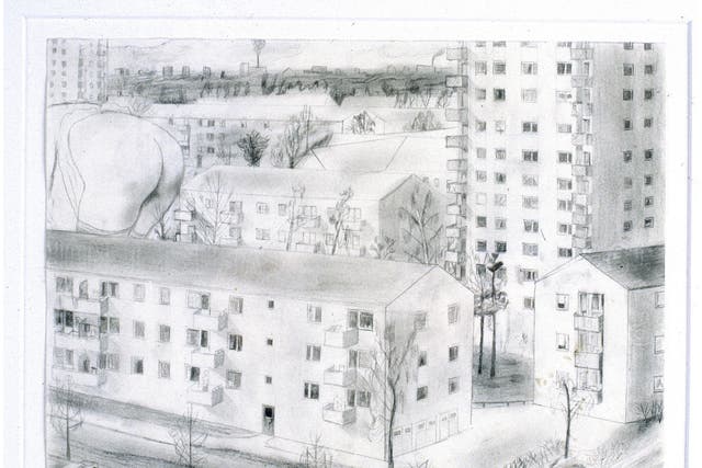 When we were young: 'View From The Studio' (1995)– a childhood allergy to oil paint forced Nordström to draw