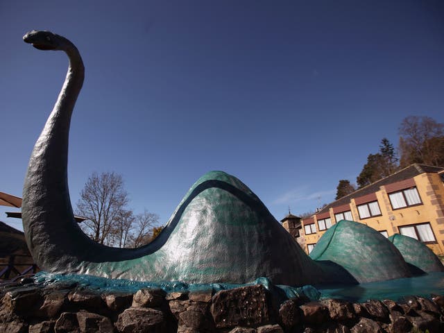 <p>A model of the Loch Ness monster in Drumnadrochit
</p>