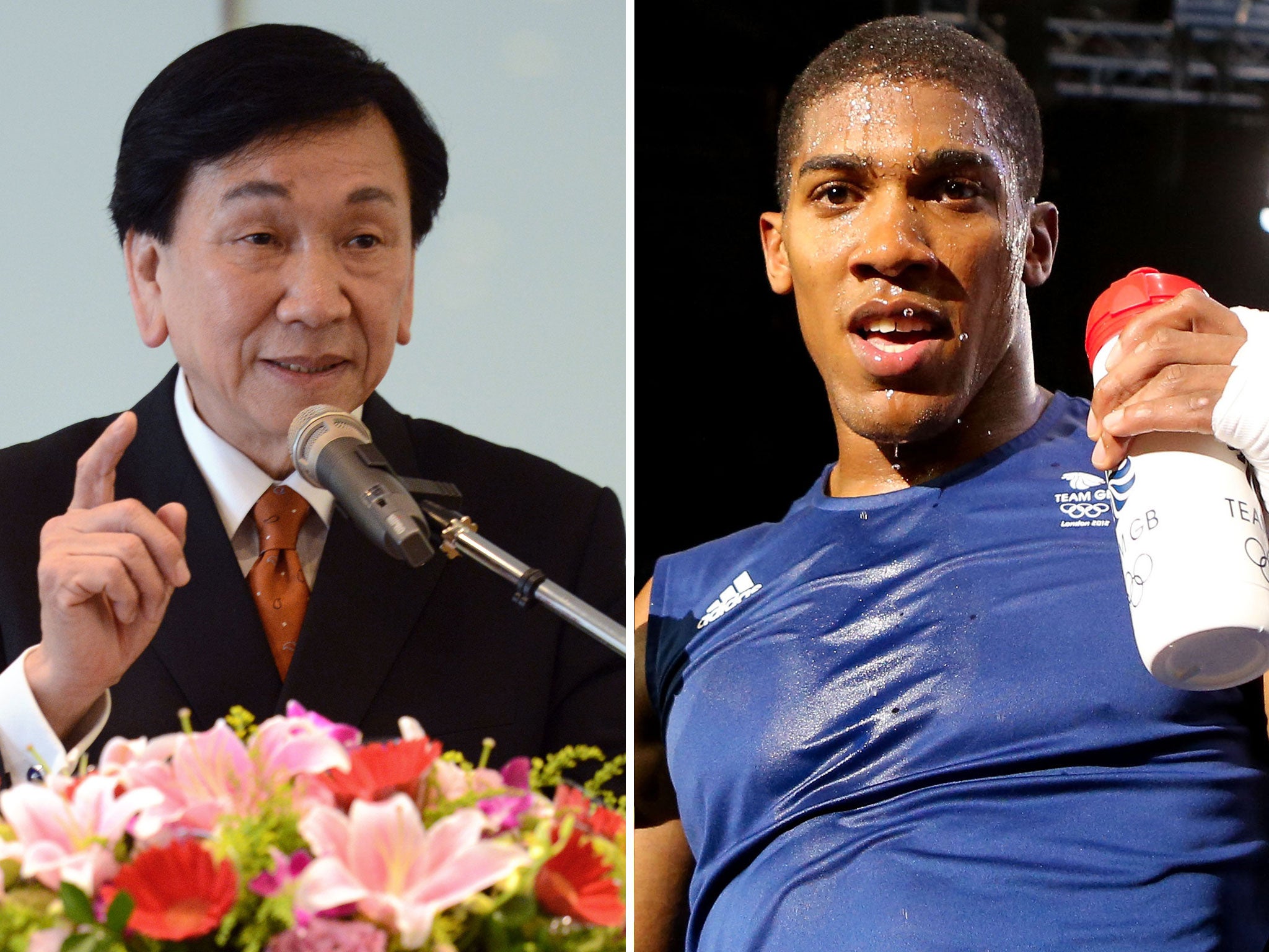 Point of view: Dr Wu wants boxers such as Anthony Joshua to join his new APB stable of fighters