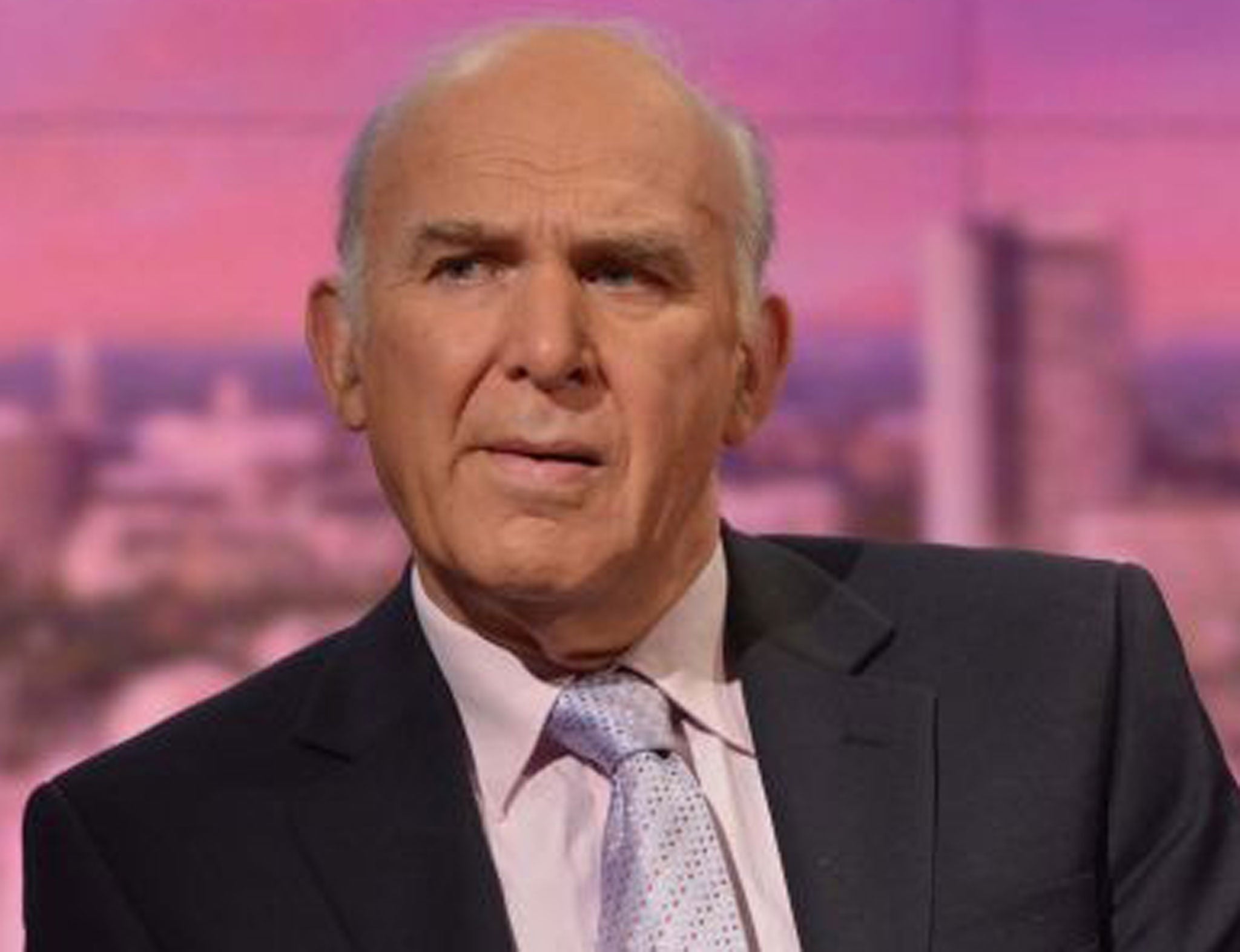 Vince Cable has condemned a 'stupid and offensive' campaign against illegal immigrants