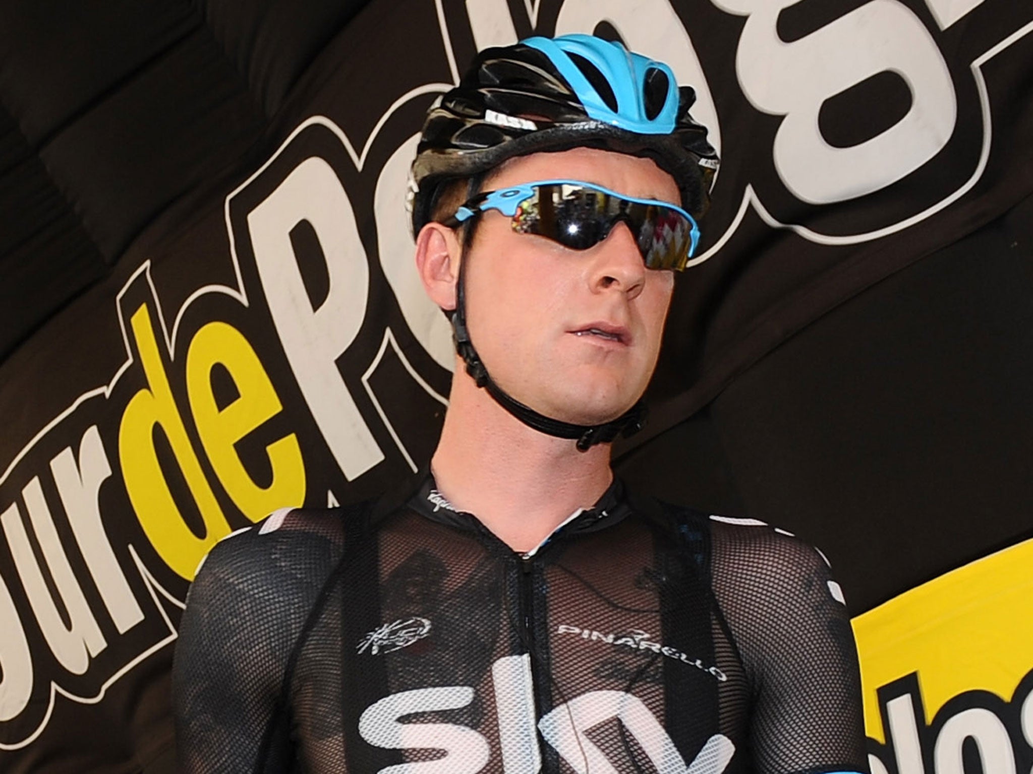 Bradley Wiggins is on the Tour of Poland as part of his rehabilitation