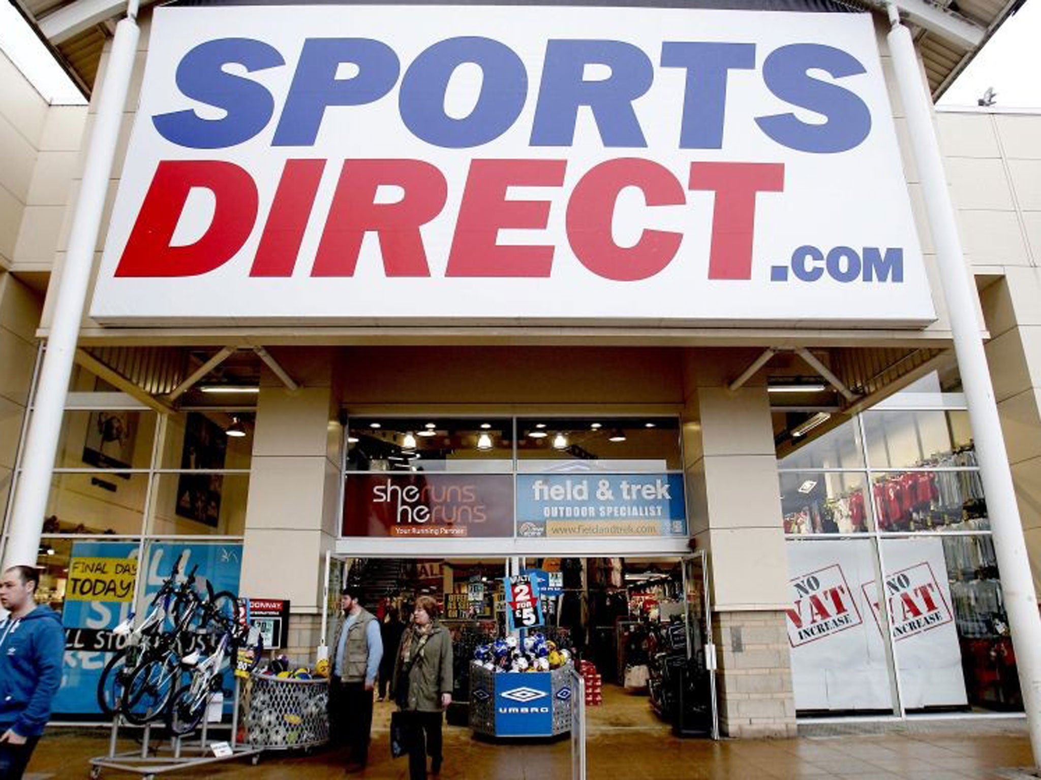 Sports Direct employs 20,000 people, 90% of its workforce, on a 'casual' basis