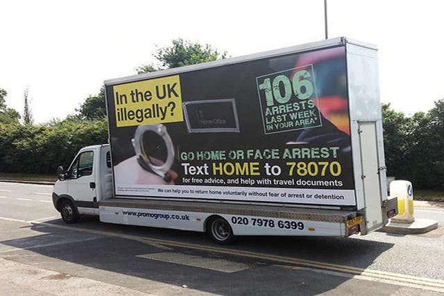 A controversial advertising campaign urging illegal immigrants to go home is causing rows among the coalition