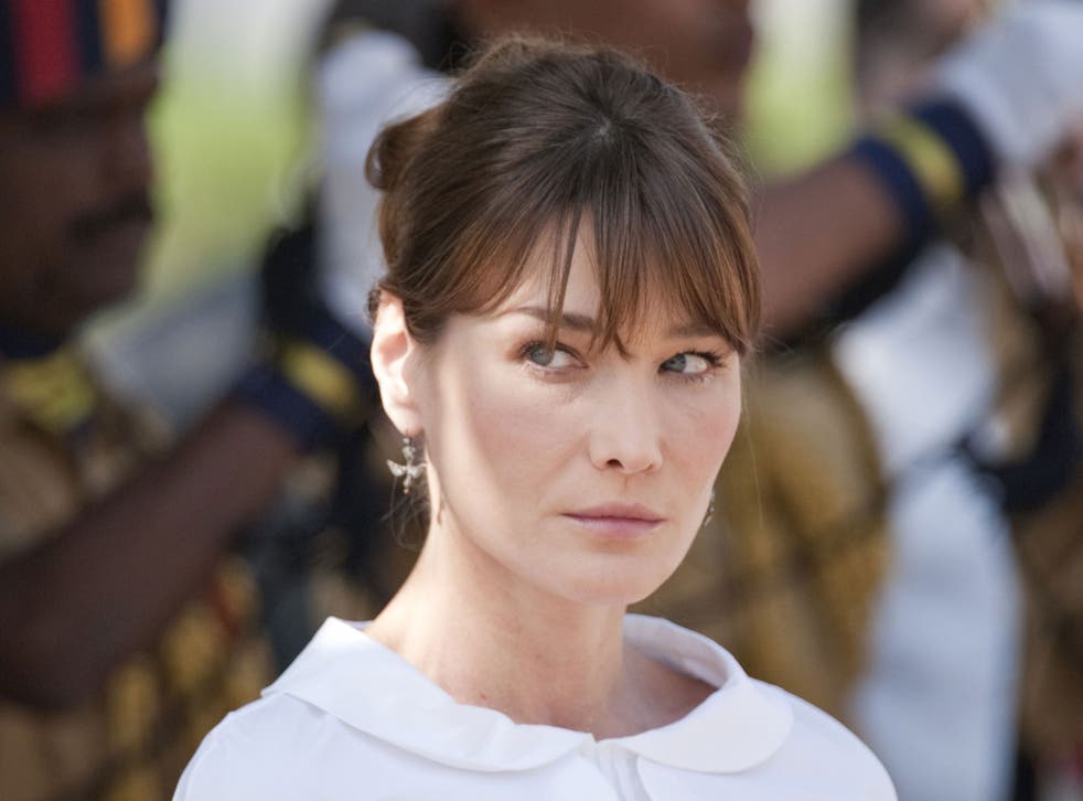 Carla Bruni Sarkozy Attacked Over 350k Website The Independent The Independent