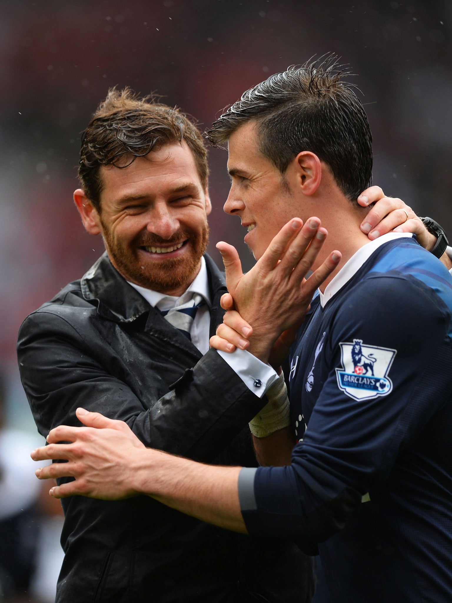 Bale (right) has spoken of his gratitude to Andre Villas-Boas
