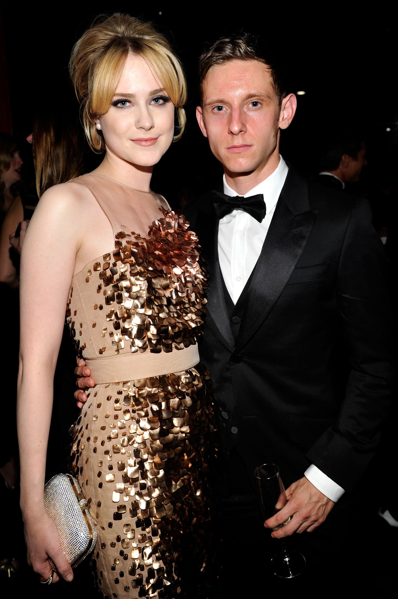 Actors Evan Rachel Wood and Jamie Bell who have announced the birth of their first child.