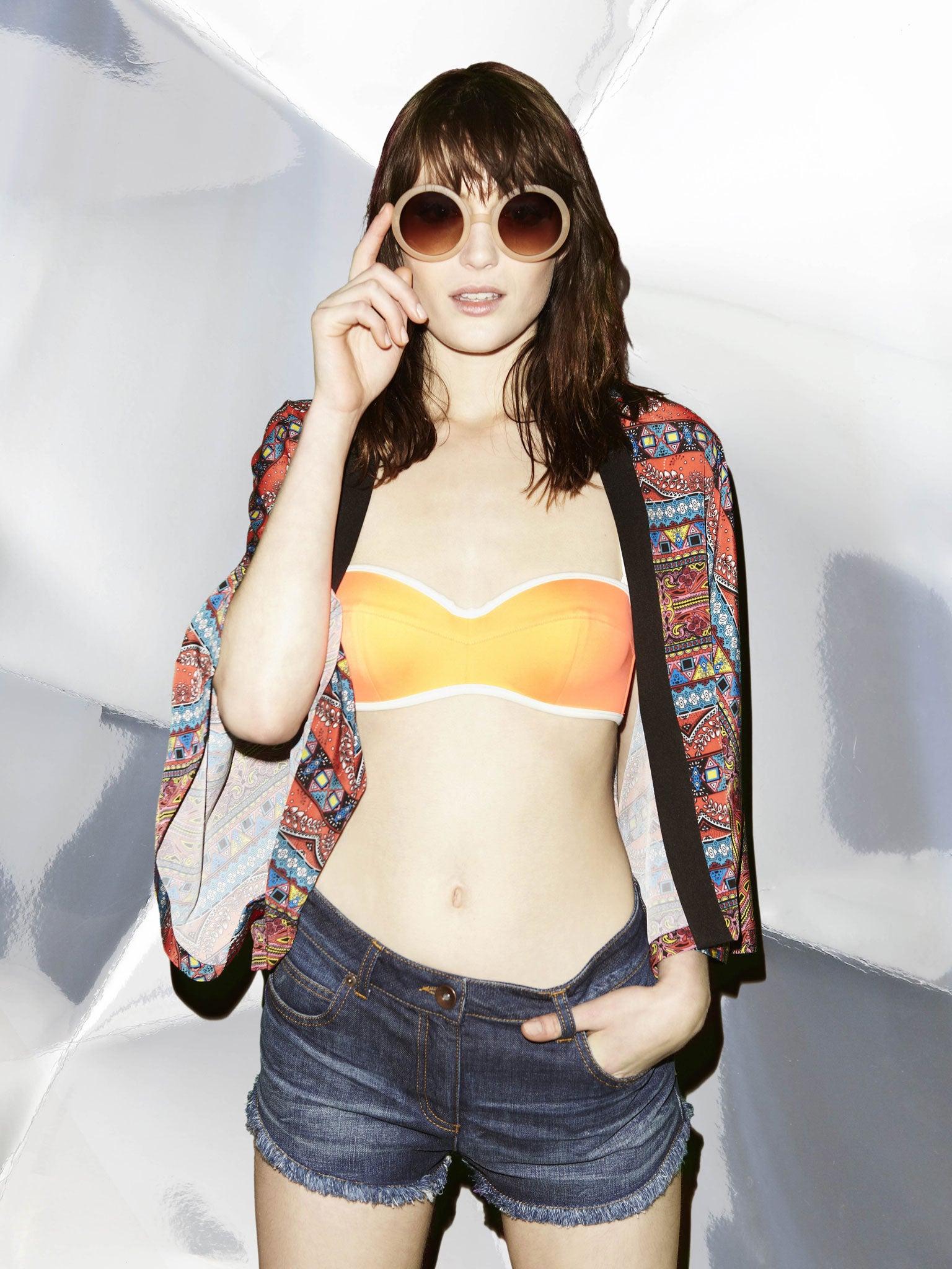 Keep cool and covered with a kimono-style wrap