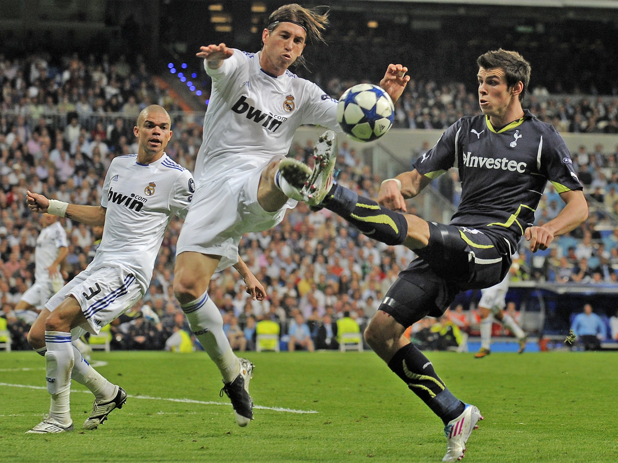 Gareth Bale shirts in Real Madrid official shop in Bernabeu