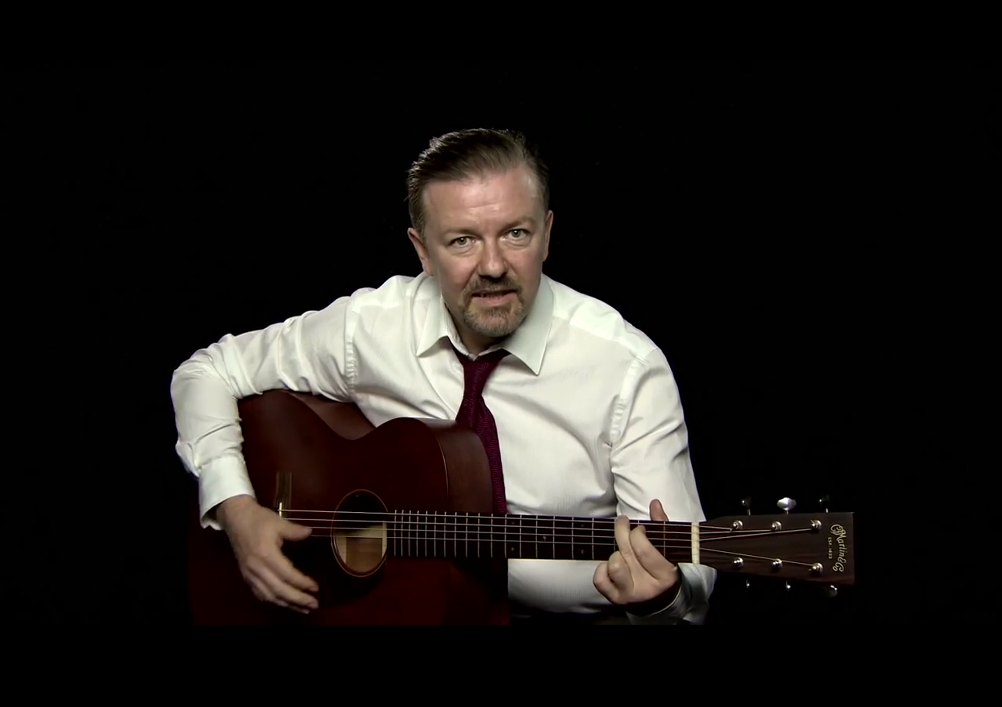 Gervais' 'Learn Guitar with David Brent' YouTube series
