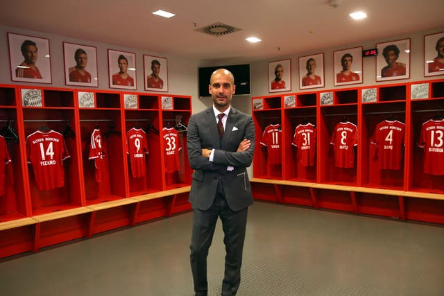 Pep Guardiola will soon have his very own changing room separate from the rest of the playing squad