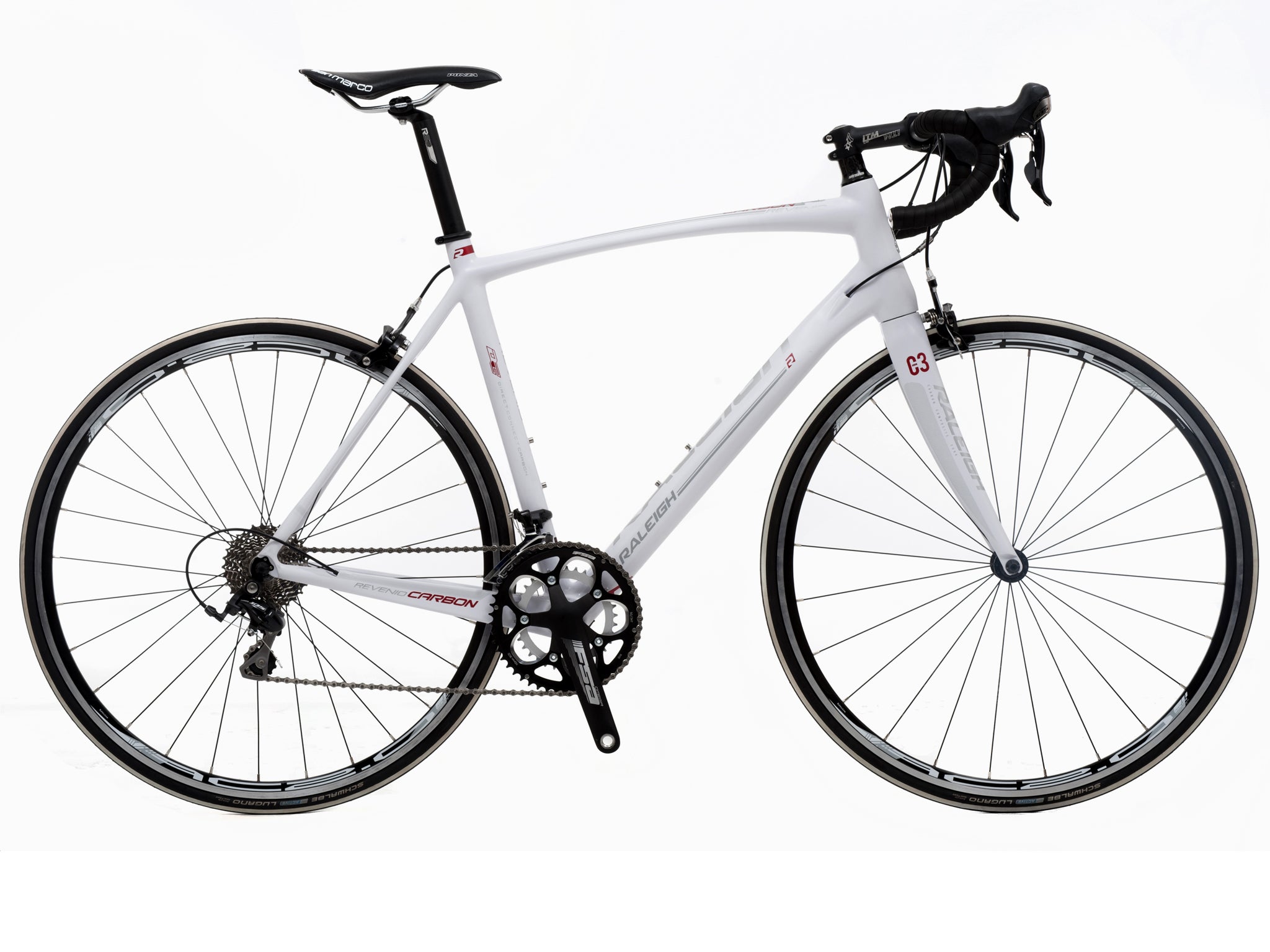 The new Revenio Carbon racer from Raleigh