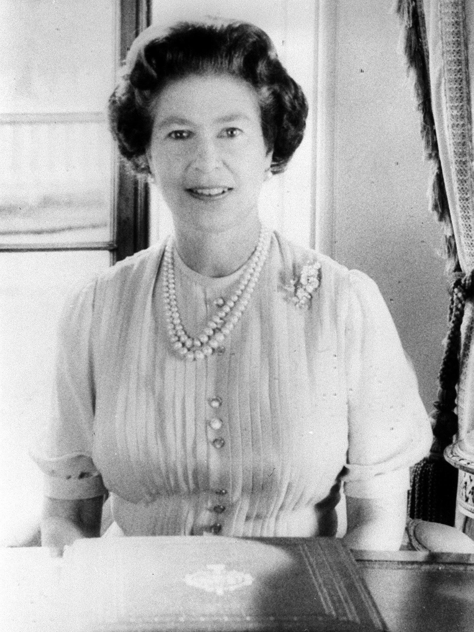 Queen Elizabeth II giving her Christmas Day Broadcast to the Commonwealth.