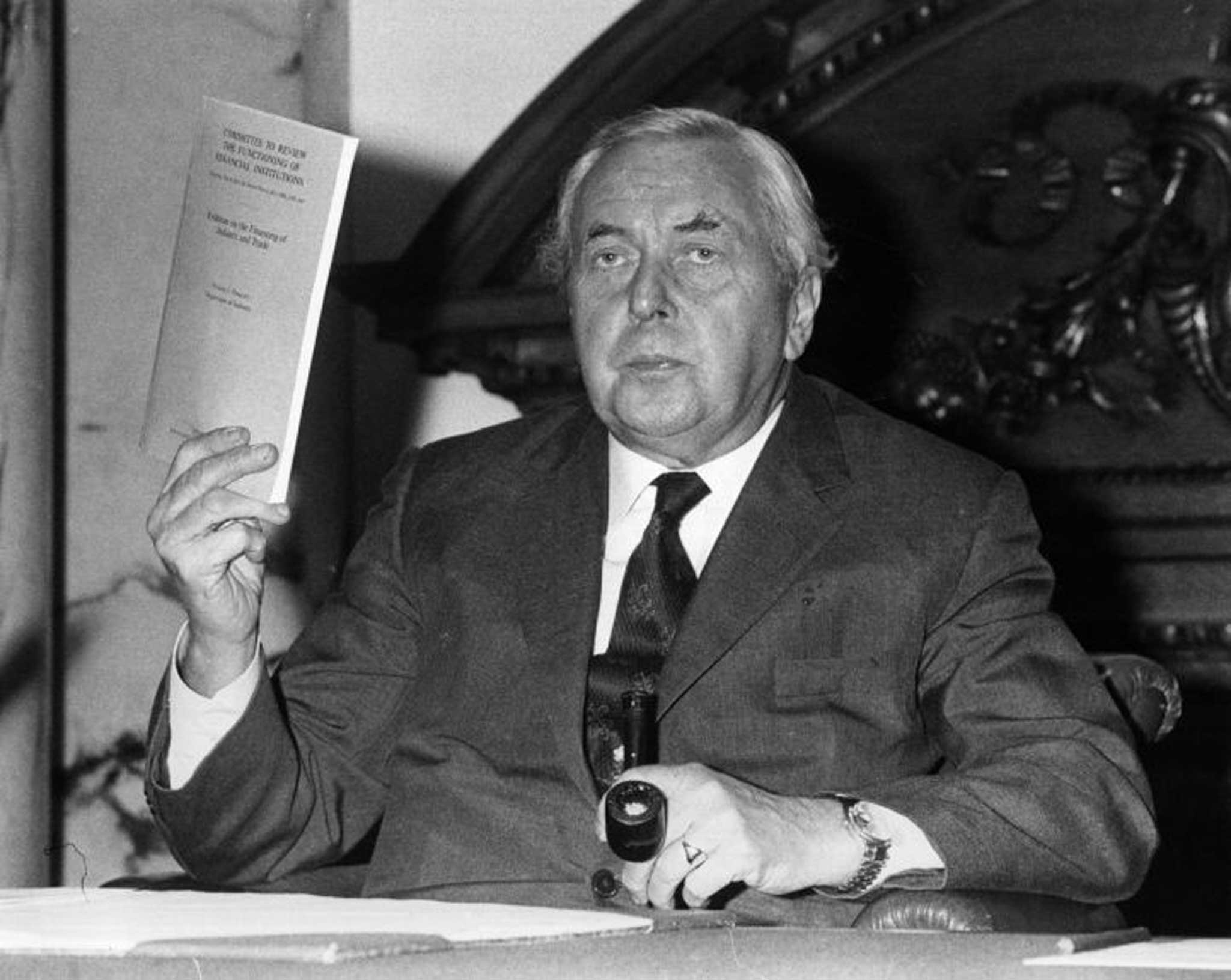 King of quips: Former prime minister Harold Wilson