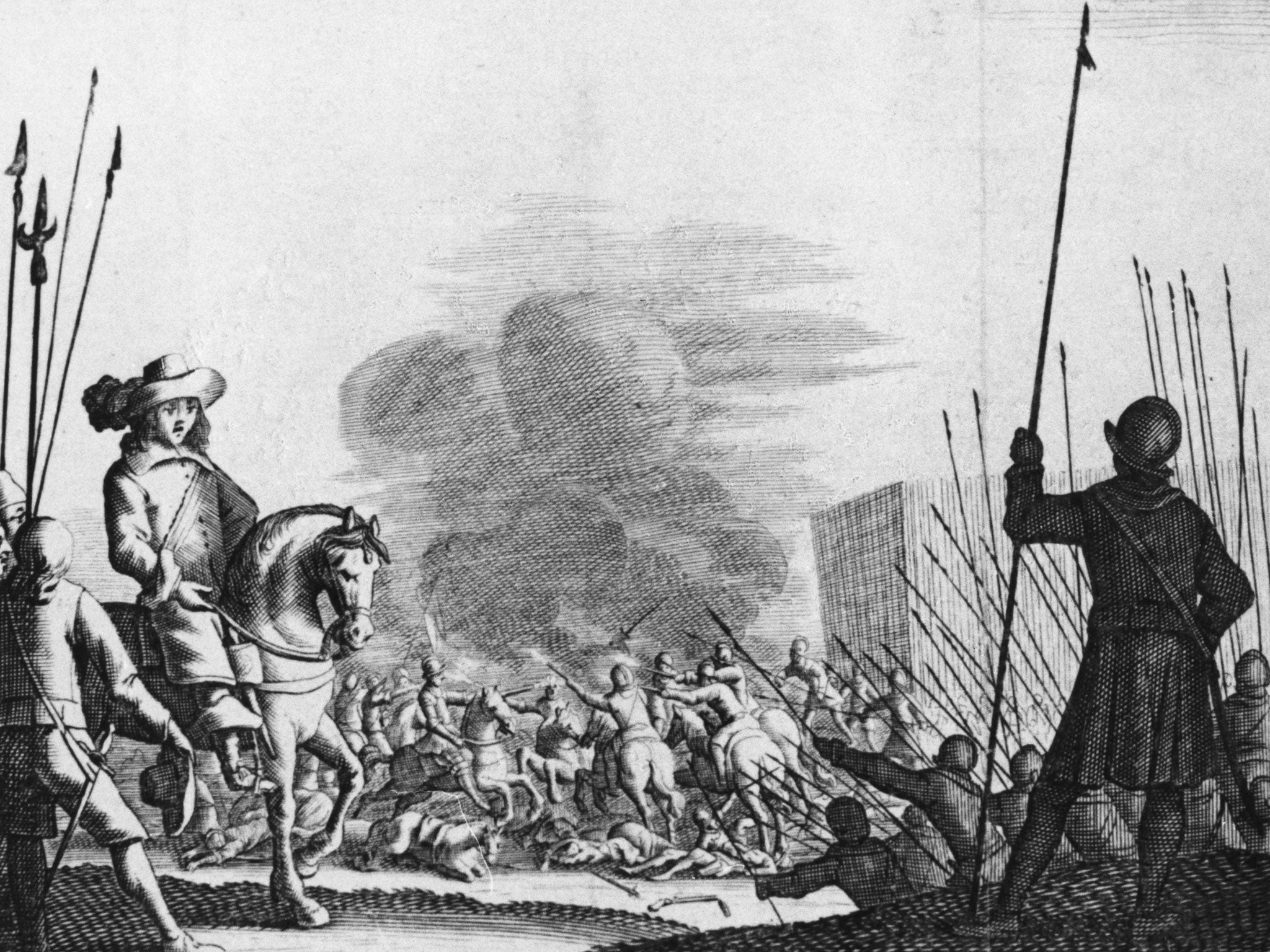 Oliver Cromwell during the third English civil war. A study has found that a warmer world will cause more inter-group conflict and civil wars