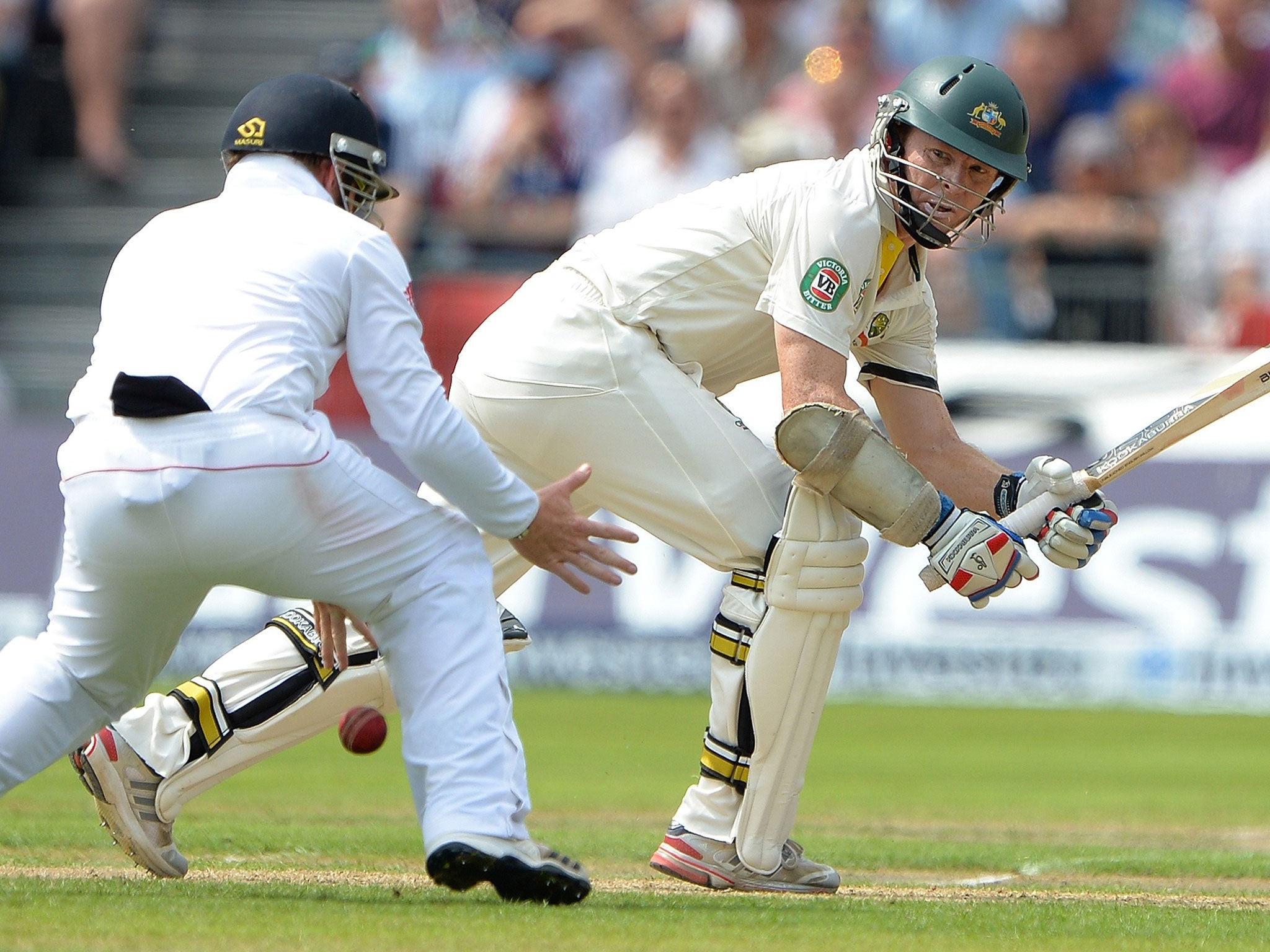 Chris Rogers posted a career high 84 in his fourth Test