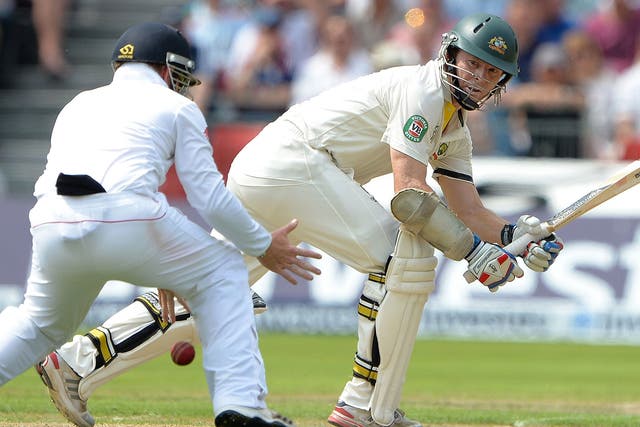Chris Rogers posted a career high 84 in his fourth Test 