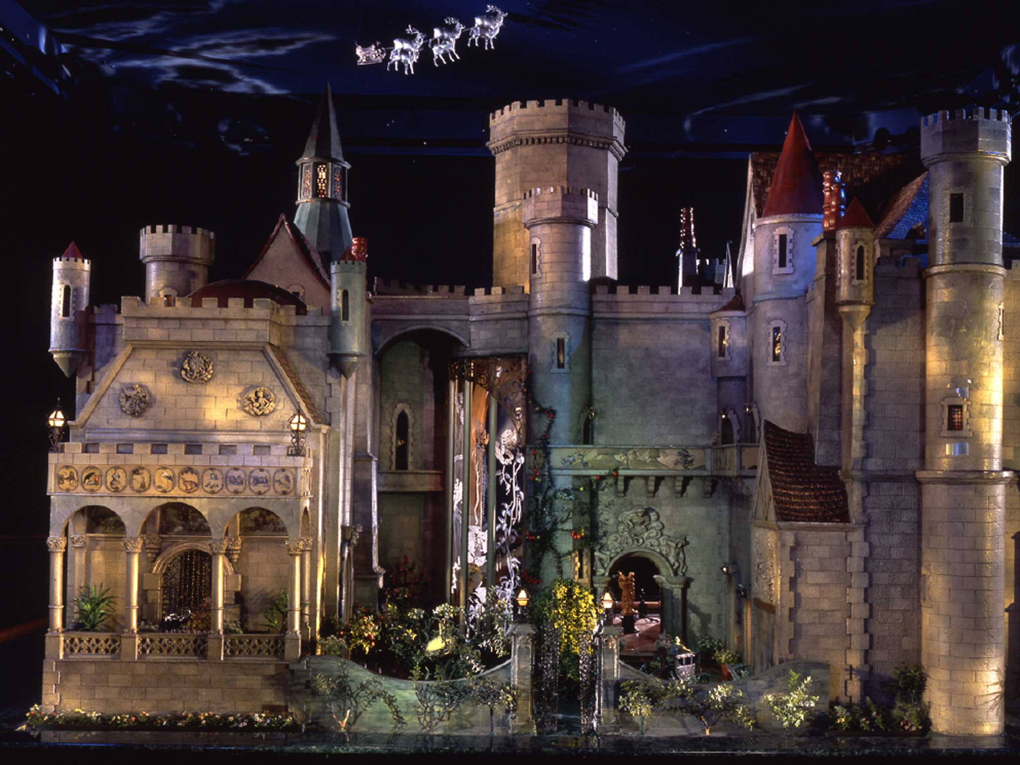 The Fairy Castle was created by silent film star Colleen Moore