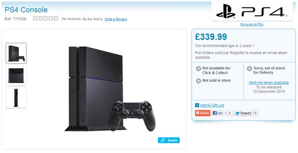 ps4 release uk