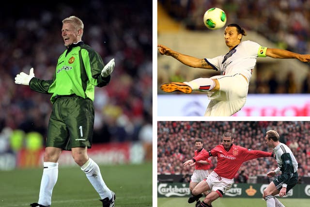 Former Manchester United goalkeeper Peter Schmeichel has likened Zlatan Ibrahimovic to United legend Eric Cantona