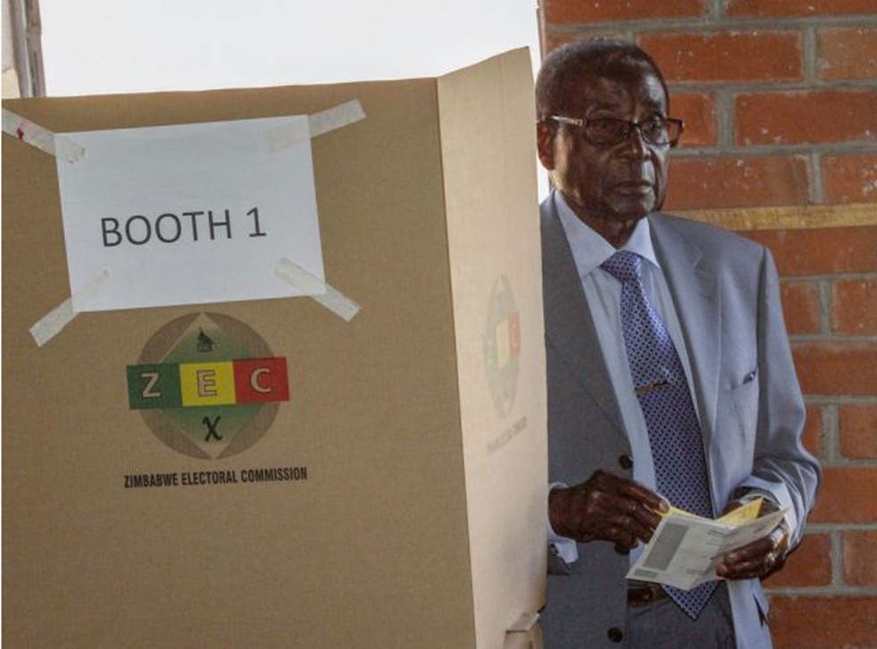 President Robert Mugabe’s  Zanu-PF party has won 142 of  the 210 parliamentary seats