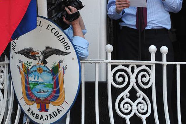Julian Assange has been holed up in London’s Ecuadorian embassy for a year 