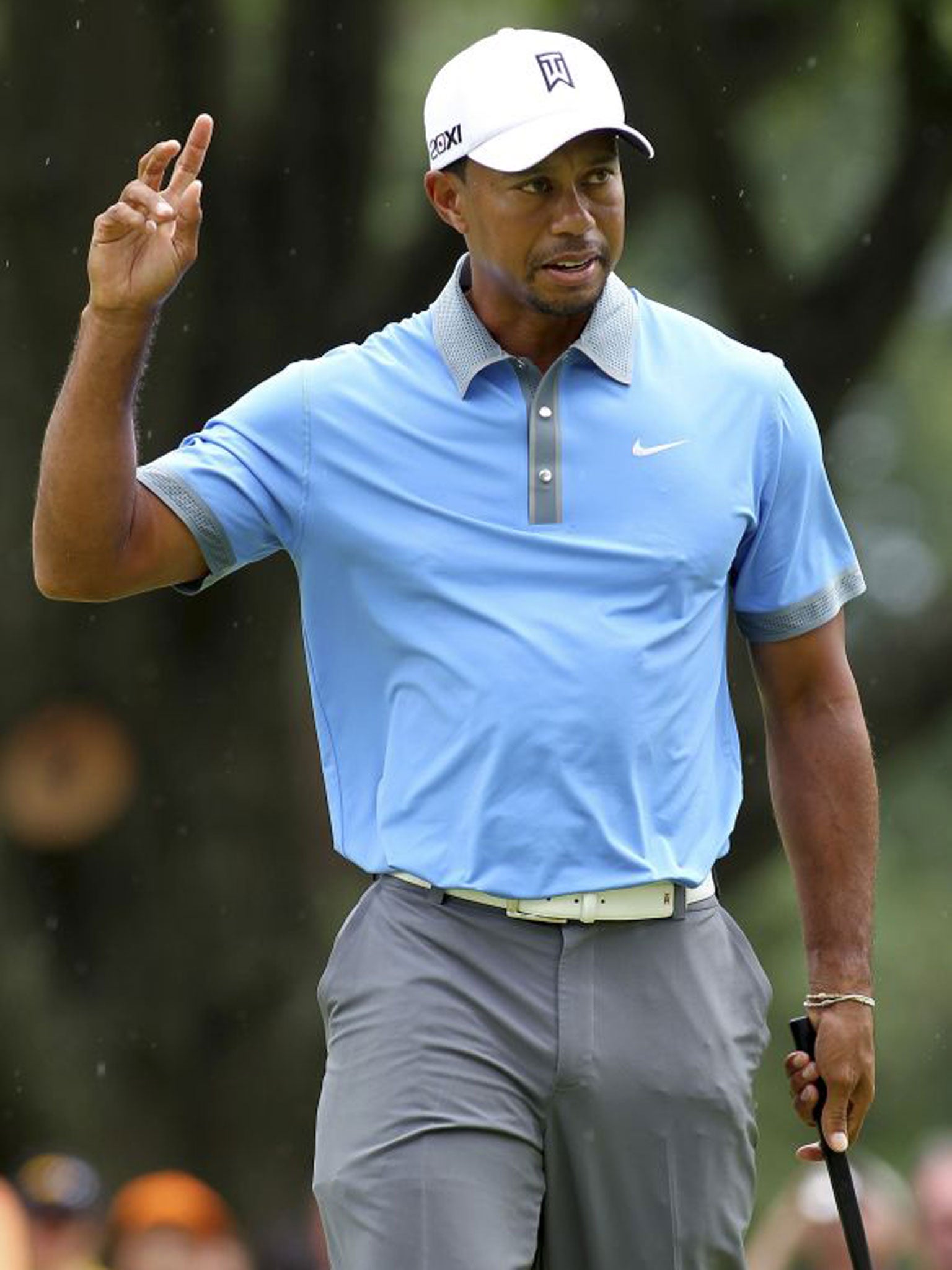 Tiger Woods carded a four under round of 66