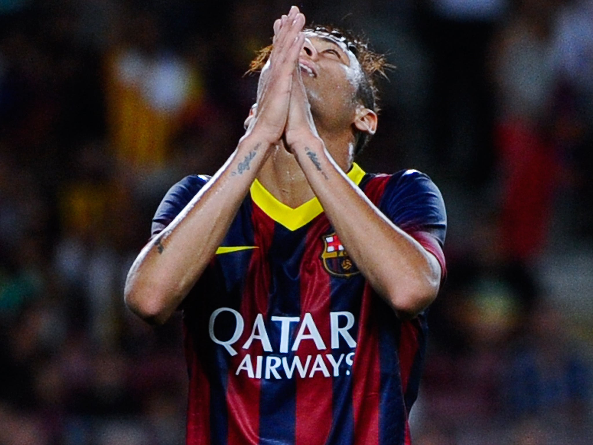 Neymar is still searching for his first goal in Barcelona colours
