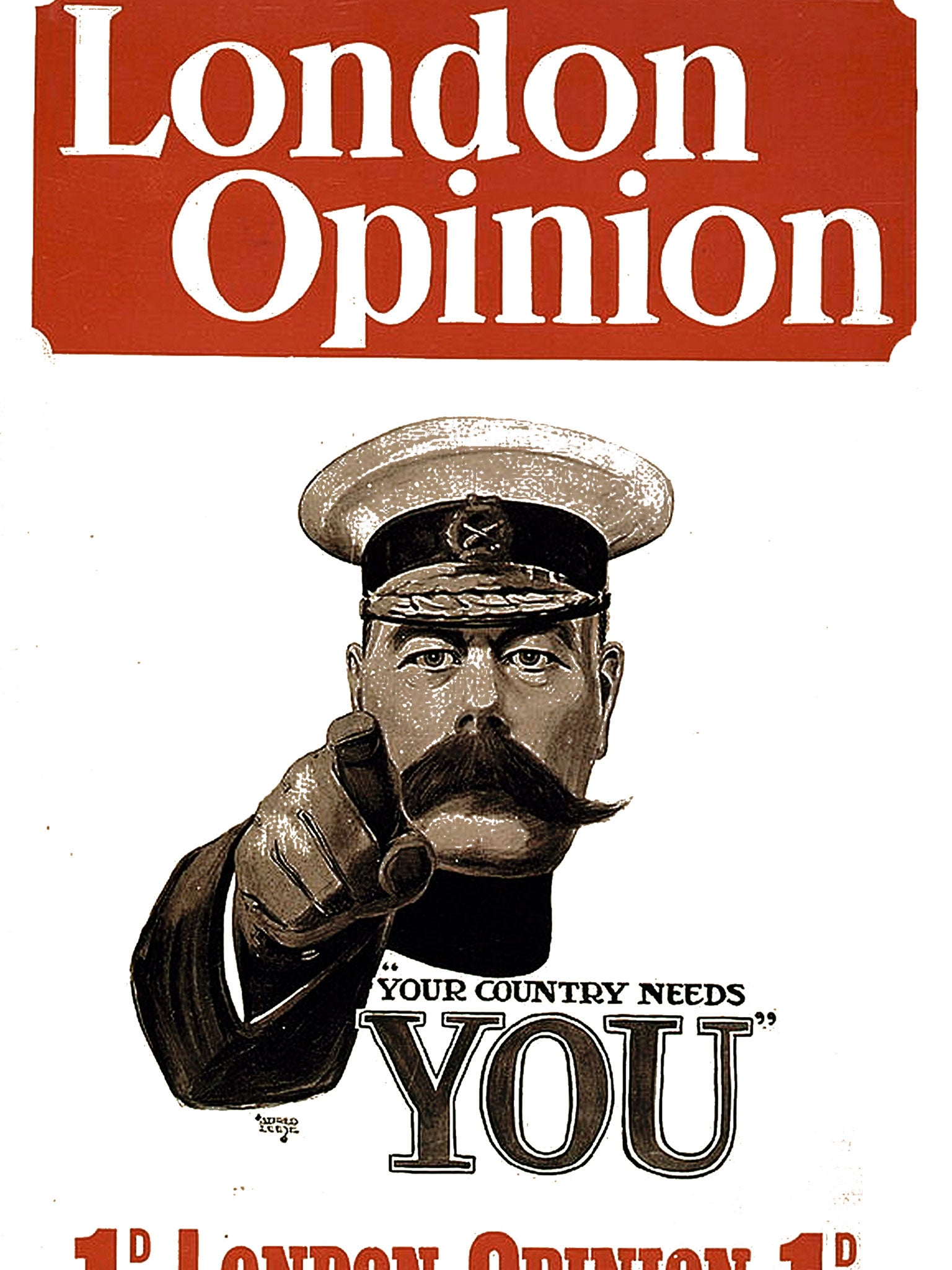 The iconic 'your country needs you' image was thought to have inspired men to fight in World War II