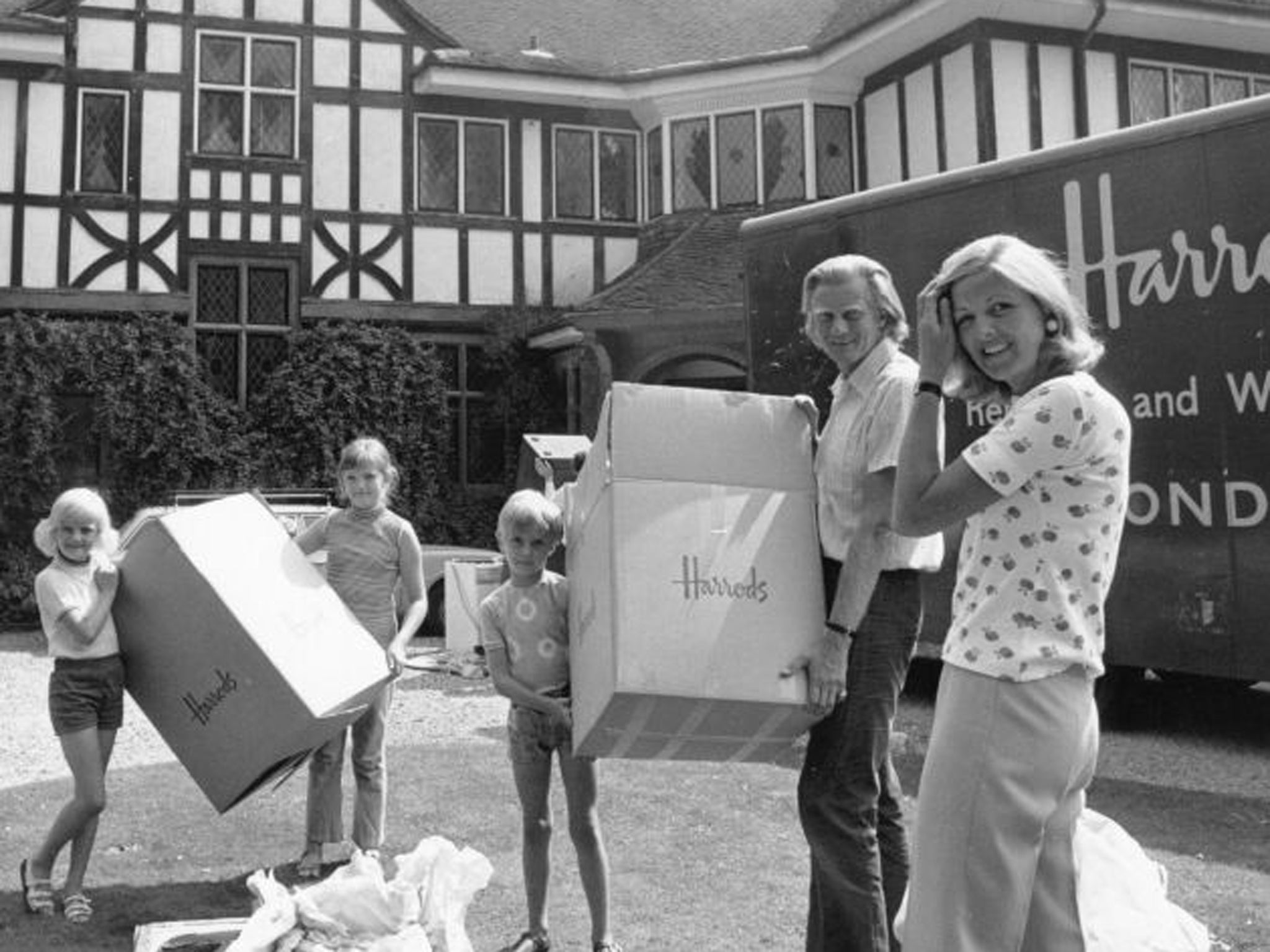 When the Heseltine family were moving home in 1973, people could look forward to decades of house price rises